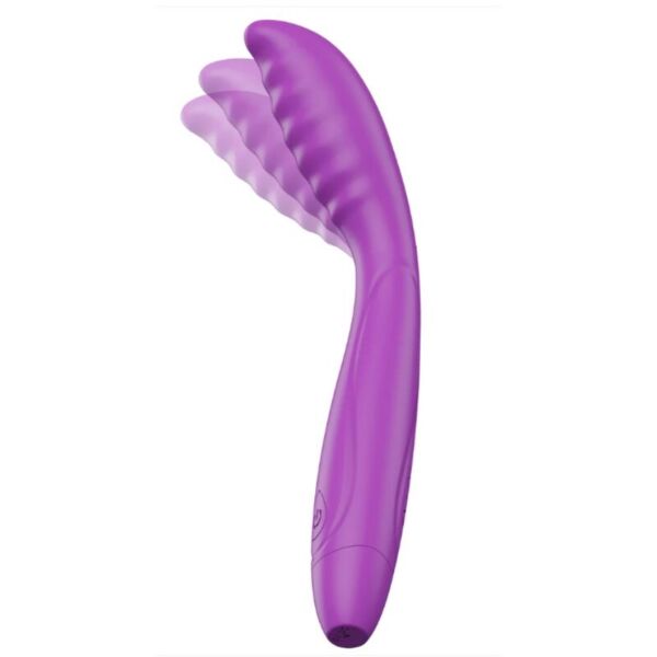 G-Punkt-Vibrator She.E.O Purple Tapping in Lila mit gebogener Form