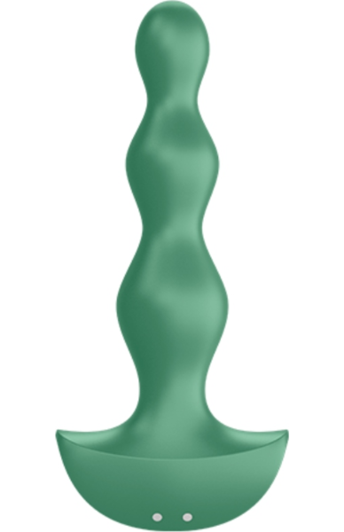Vibrierender Analplug Satisfyer Lolli Plug 2 mit Kugelform und breiter Basis