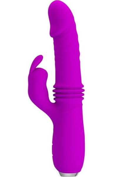 Violetter Rabbit-Vibrator Pretty Love Dorothy mit realistischem Kopf