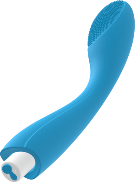G-Punkt-Vibrator G-SPOT Gylbert aus Silikon mit gebogener Spitze