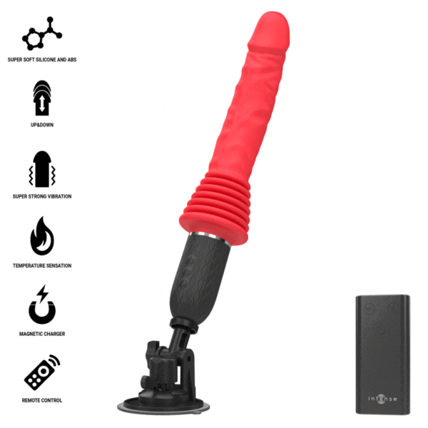 Intense Cynthia Vibrator mit Saugnapf und kabelloser Fernbedienung