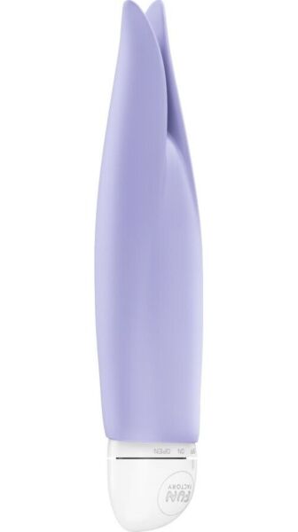 Lay-on-Vibrator Fun Factory Volita in Lila mit seinen zwei Silikonspitzen