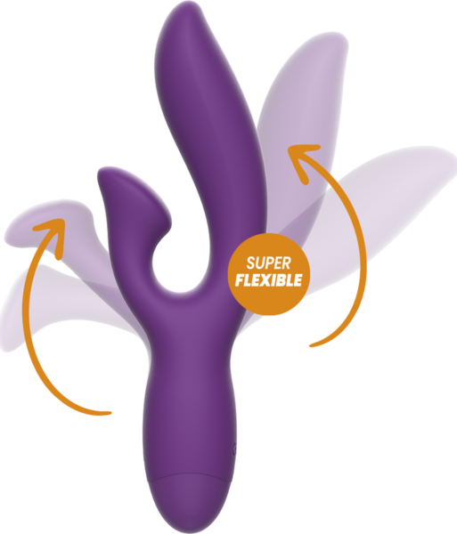 Vibrator Rewolution Rewofun mit langem Schaft und Klitoris-Arm
