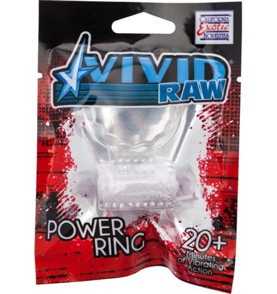 Vibrations-Penisring Calexotics Vivid Foil Pack, transparent, aus Silikon