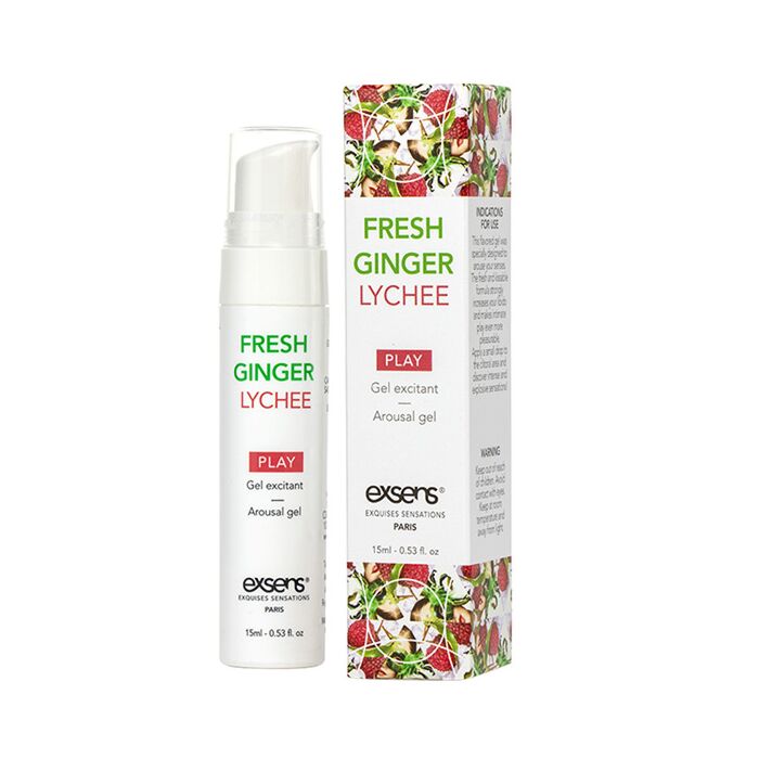 Gel Fresh Ginger Litchi  Arousal Gel 15 ml.