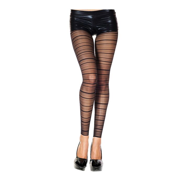LEGGINS CON RAYAS VERTICALES NEGRO