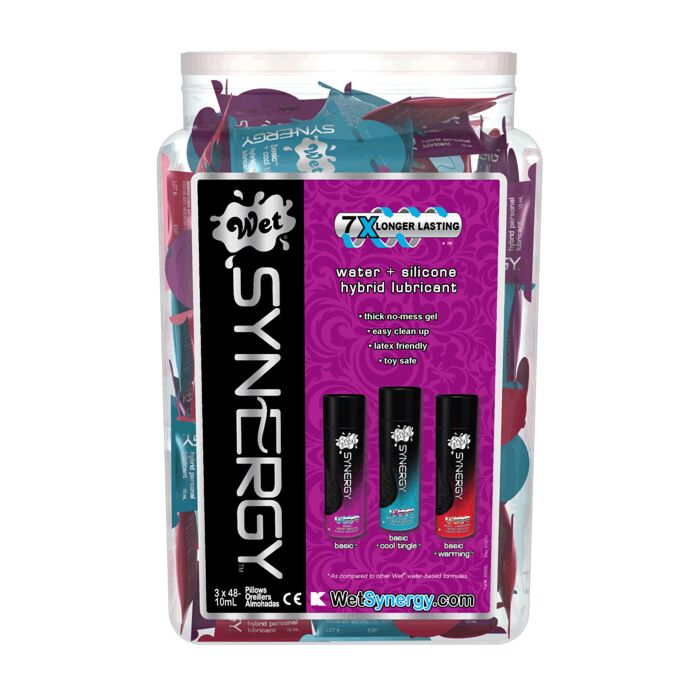 WET SYNERGY 10ML - 144PCS BOWL DISPLAY