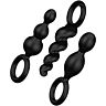 Dreierpack Stecker Satisfyer Schwarz