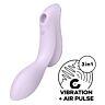 Saugvibrator SATISFYER Curvy Trinity 2 mit Air‑Pulse