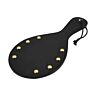 Paddle Bound Noir Nubuck Leder mit Messing-Nieten