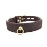 Restraints Bound Nubuck Leather Choker mit O-Ring