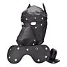 Bondage Hood Bound to Please Dog Mask mit abnehmbaren Ohren