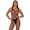 Bodystocking Lace by LJ mit Crotchless Öffnung