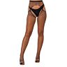 Strumpfhosen Lace by LJ Crotchless Fishnet