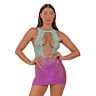 Babydoll Lace Ombre mit faux Schnürdetails