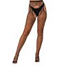 Strumpfhosen Lace by LJ mit Rhinestones und Netzdesign
