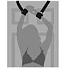 Restraints Loving Joy Door Jam Cuffs mit Handfesseln