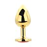 Toosh Metal Butt Plug Large Steinen Rojo