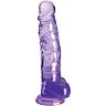 Vibrator KING COCK 16.5 cm Realistisch Lila