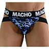Jockstrap MACHO MX28MA Militär Blau - Bequemer Halt