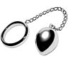 Cock Ring METAL HARD 50MM mit Kette und Metallkugel