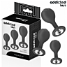 Anal Plug Set Addicted Toys 3er Set mit Juwel