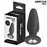 Analplug Addicted Toys M mit Juwel - Eleganz pur
