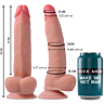 Leopard Dildo Rock Army 23 cm mit doppelter Dichte