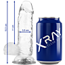 Dildo Kristallklar Transparent Crystal Clear