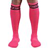 Rosa rebellische Socken
