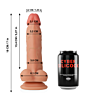Dildo CYBER SILICOCK Jude 18 cm mit realistischer Form