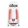 Dildo Doppel Penetration KING COCK 17.8 cm für reales Gefühl