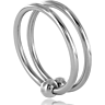 Rings Penis METAL HARD DOUBLE GLANS RING 32MM mit optimaler Passform