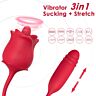 Saug- und Vibrator ARMONY - 3-in-1 mit rotem Schwanz