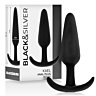 Anal Plug BLACK&SILVER KAEL für Anfänger und Experten