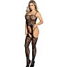 Bodystocking SUBBLIME Crotchless mit feinen Trägern