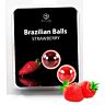 2 Brazilian Balls Secretplay mit Erdbeer-Gleitmittel