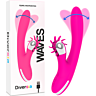 Vibratoren DIVERSIA BUNNY WAVES 24 CM für doppelte Stimulation