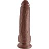 König Hahn 9 &#39;realistische Penis braun 229cm