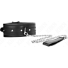 Halsband KINK mit Leine 65 cm und glänzender Schnalle