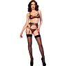 Lingerie Set ChiliRose CR 4837 Wildcat mit Leopardenmuster