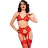 Lingerie Set CHILIROSE CR 4848 mit Spitzen und Lingerie