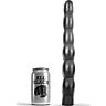 Anal Dildo ALL BLACK 32 cm geriffelt