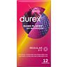 DUREX Dame Placer Kondome mit Punkten und Streifen
