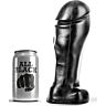 Dildo ALL BLACK 22 CM mit breiter Spitze für intensives Vergnügen