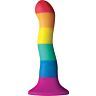 PRIDE Colors Wave Dildo 17 cm aus Silikon