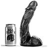 G-Punkt Dildo ALL BLACK DONG 23 cm