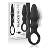 Analplug BLACK&SILVER OZZY mit doppellagiger Silikon