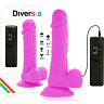 Vibrador DIVERSIA Dildo 20.5 cm mit Vibration