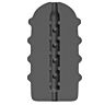 Masturbator Bumpy Schwarz 17 cm